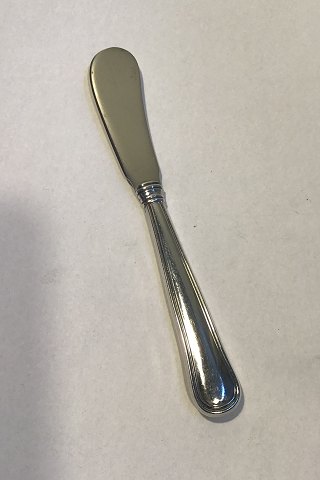 W&S Sørensen Dobbeltriflet Old Danish Silver Butter Knife