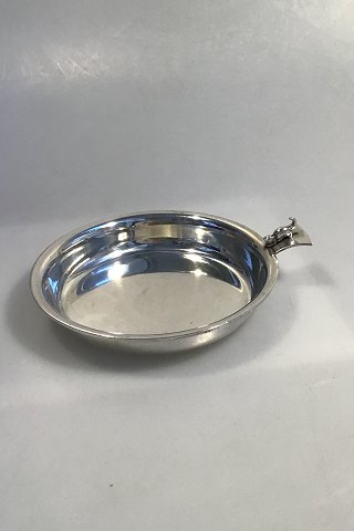 Cohr Silver Dish/Plate with cat