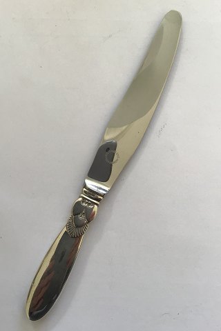 Georg Jensen Sterling Silver Cactus Luncheon Knife No 023