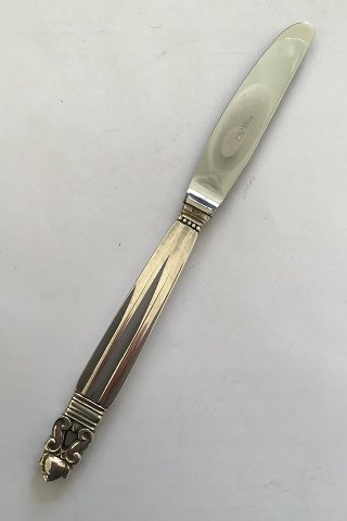 Georg Jensen Sterling Silver Acorn Luncheon Knife No 023