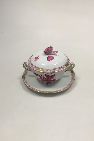 Herend Hungary Apponyi Purple Bouillon Cup No 744