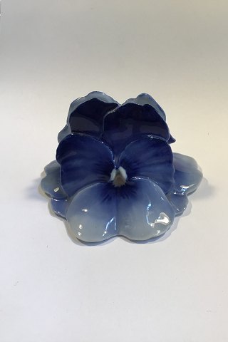 Bing & Grøndahl Art Nouveau Porcelain Place Card Holder  Pansy