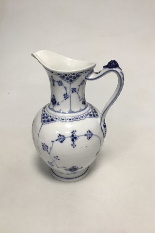 Royal Copenhagen Blue Fluted Half Lace Chocolate Jug No 722