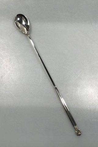 Georg Jensen Sterling Silver Acorn Mixing Spoon, long No 280