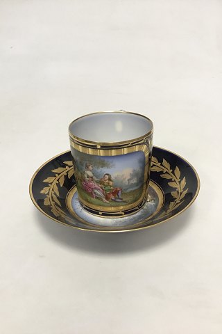 A Sevres Porcelain Cabinet Cup and Saucer, 1844.