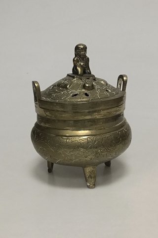 Chinese censer in brass.