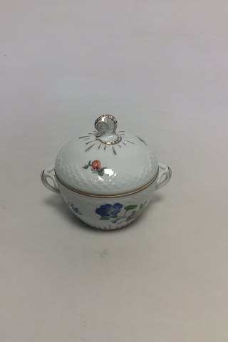 Bing & Grondahl Saxon Flower, White Sugarbowl No 94A