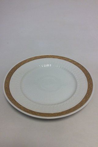 Royal Copenhagen Gold Fan Round Serving Platter No. 11502 / 376