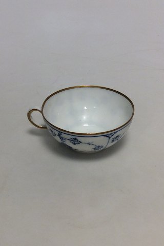 Royal Copenhagen Blue Fluted Plain Coffee Cup no 88 with gold