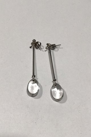 Georg Jensen Sterling Silver Ear Studs Dew Drop Torun