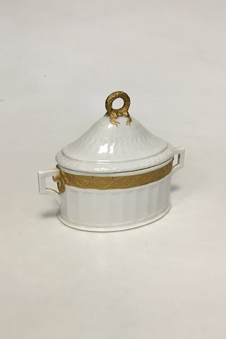 Royal Copenhagen Guld Vifte Sugar Bowl No 11544