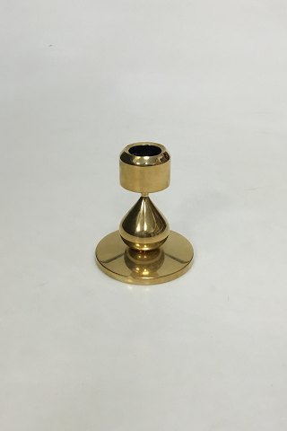 Candle holder, 24 ct. gold plated