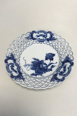 Royal Copenhagen Blue Flower Curved Pierced Plate No 636
