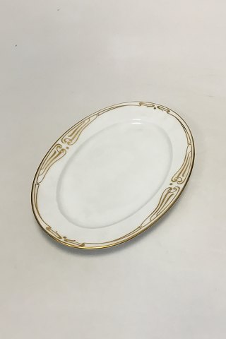 Royal Copenhagen Patttern No 117 Art Nouveau with Gold decoration Serving 
Platter