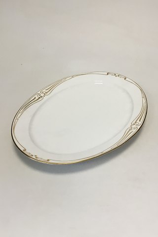 Royal Copenhagen Patttern No 117 Art Nouveau with Gold decoration Serving 
Platter