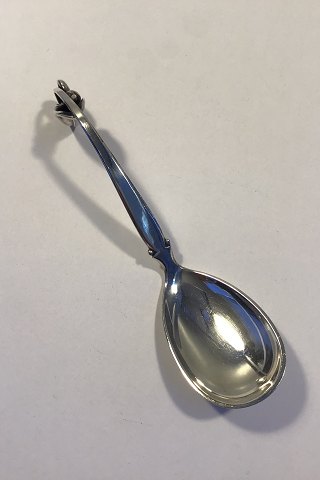 Horsens Sølv Ornamental Silver Compote Spoon