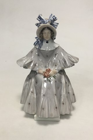 Royal Copenhagen Figurine of Woman with Roses by Christian THomsen no 1785