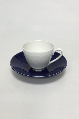 Rorstrand Blå Eld / Blue Fire Coffee Cup and Saucer
