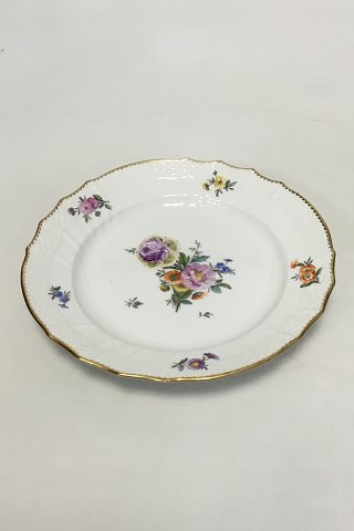 Royal Copenhagen Full Saxon Flower Lunch Plate No 1623