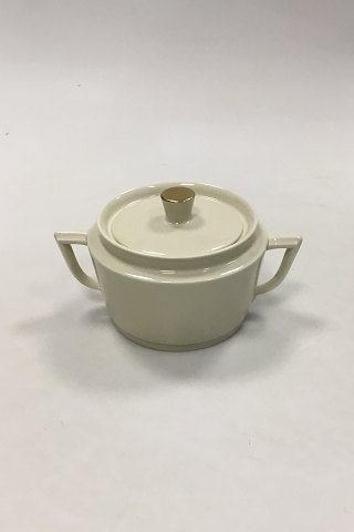 Royal Copenhagen Plain Creme pattern Sugar Bowl with lid No 9479