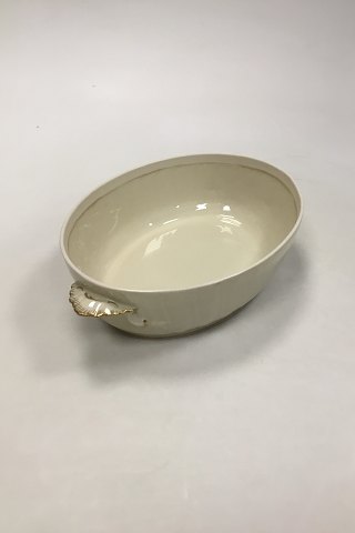 Royal Copenhagen Creme Curved with Gold (Pattern 1235) Bowl No 1702