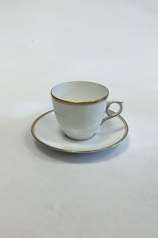 Royal Copenhagen Pattern No. 1222 Coffee Cup and Saucer No 9452