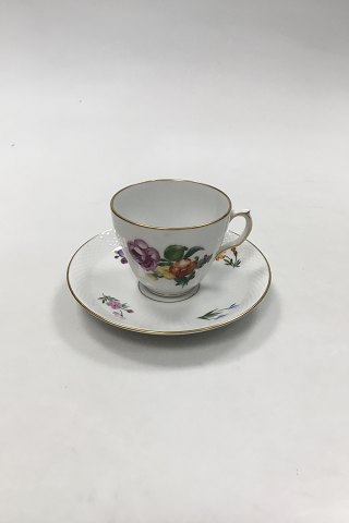 Royal Copenhagen Saxon Flower Light Coffee Cup No 1870