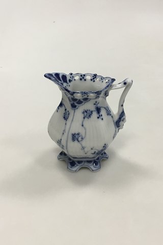 Royal Copenhagen Blue Fluted Full Lace Creamer No 1031