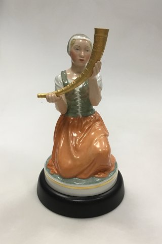 Royal Copenhagen Figurine Girl with the Horn of Gold No 12242