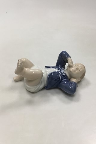 Royal Copenhagen Figurine Child on Back No 4669