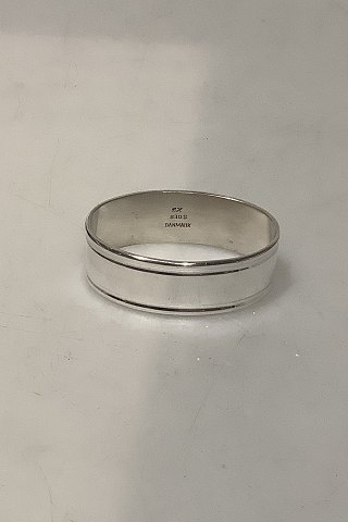Danish Modern Silver Napkin Ring in nice heavy quality