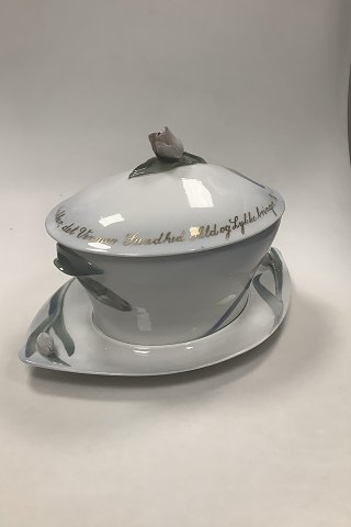 Royal Copenhagen Unique Art Nouveau Tureen by Oluf Jensen Trial piece