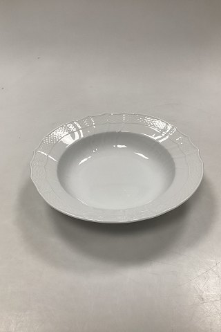 Royal Copenhagen White Josephine Deep Plate No. 604