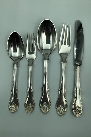 Horsens Solv Rokoko Silver Flatware Set for 6 People (30 pcs)