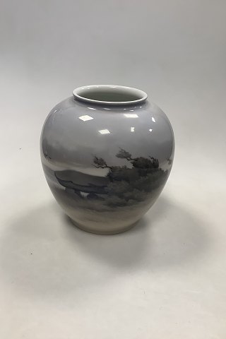 Royal Copenhagen Vase with landscape motif No 2316/35 A