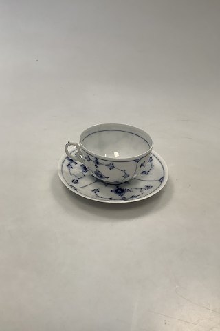 Bing and Grondahl Blue Painted / Blue Fluted Plain Coffee Cup
