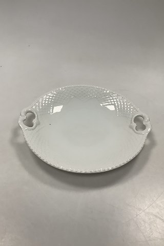Bing and Grondahl Elegance, White Cake Dish No. 101