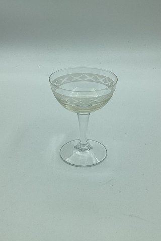 "Ejby" liqueur glass or liqueur bowl from Holmegaard Glasværk