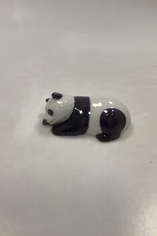 Royal Copenhagen Figurine of Laying Panda No. 665