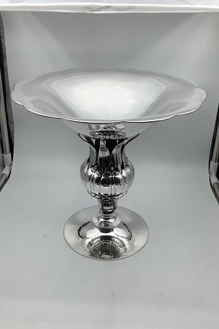 Huge Kæmpe Erik Magnussen Art Nouveau Silver Bowl