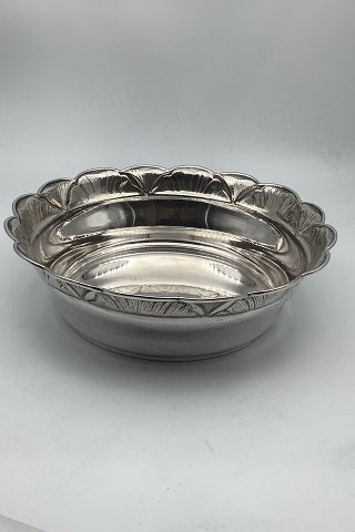 Danish Silver Bowl by Anders J. Johnsen Art Nouveau 1910