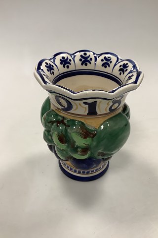 Aluminia Christmas Vase from 1918