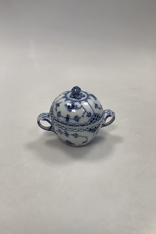 Royal Copenhagen Blue Fluted Half Lace Sugar Bowl No. 161