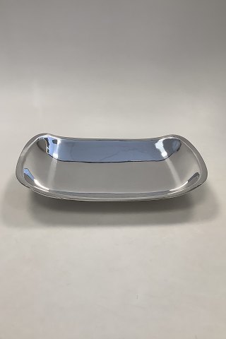 Hans Hansen Sterling Silver Tray on foot by Karl Gustav Hansen from 1948