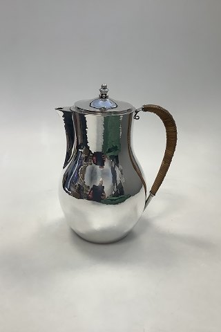 Hans Hansen Sterling Silver Coffee Pot designed by Karl Gustav Hansen