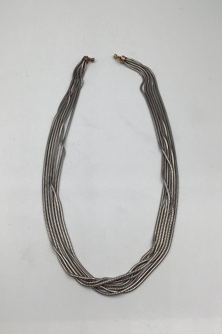 Ole Lynggaard Sterling Silver / 18K Gold Necklace