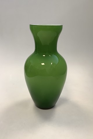 Holmegaard / Royal Copenhagen Large Green Glass Vase