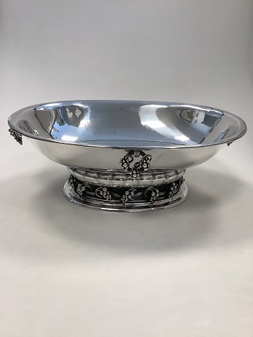 Early Georg Jensen Sterling Silver Oval Grape Bowl 296A