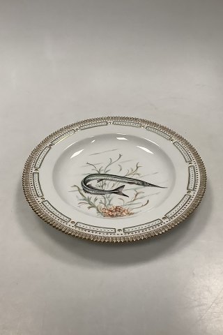 Royal Copenhagen Private Painted Flora Danica Fish Plate No 3549