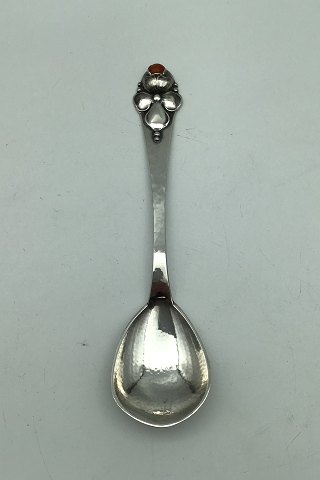 Dansk Arbejde (DTA) Silver Jam Spoon with Amber